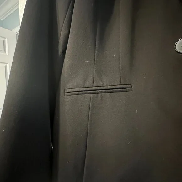 Black Liz Claiborne Suit Jacket Size 14 - Picture 3 of 6